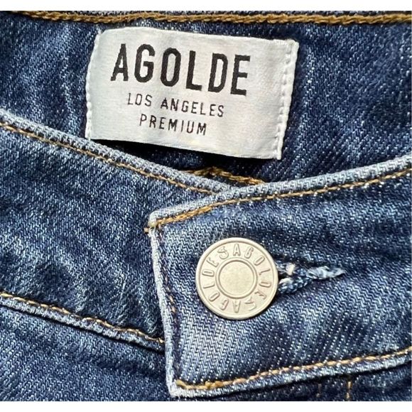 Agolde Nico High Rise Slim Jeans Fixation Size 24 - Picture 8 of 11
